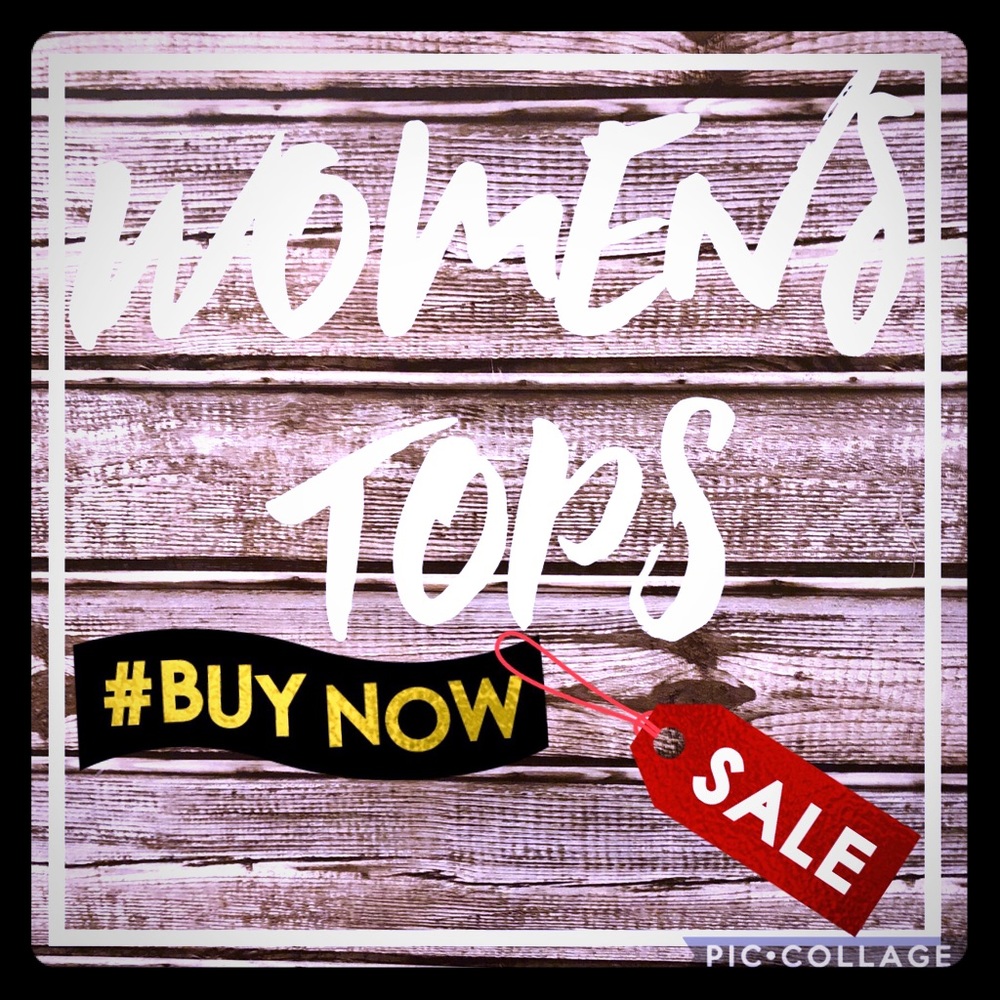 🌴WOMENS TOPS•VARIOUS SIZES•SS•LS•TANKTOPS•BLOUSES